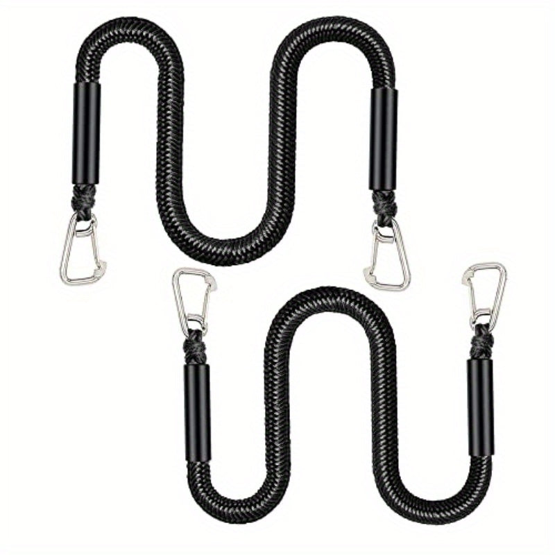 1pc Dock Ropes With Stainless Steel Clip Braided Boat Anchor Rope Mooring Rope