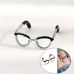 Funny Glasses Pattern Opening Ring Personalized Gift Ornament Accessory Jewelry