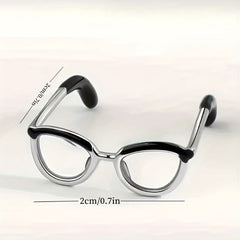 Funny Glasses Pattern Opening Ring Personalized Gift Ornament Accessory Jewelry