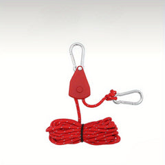2pcs Camping Tent Canopy Rope Pulley Adjuster Reflective Rope