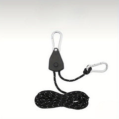 2pcs Camping Tent Canopy Rope Pulley Adjuster Reflective Rope