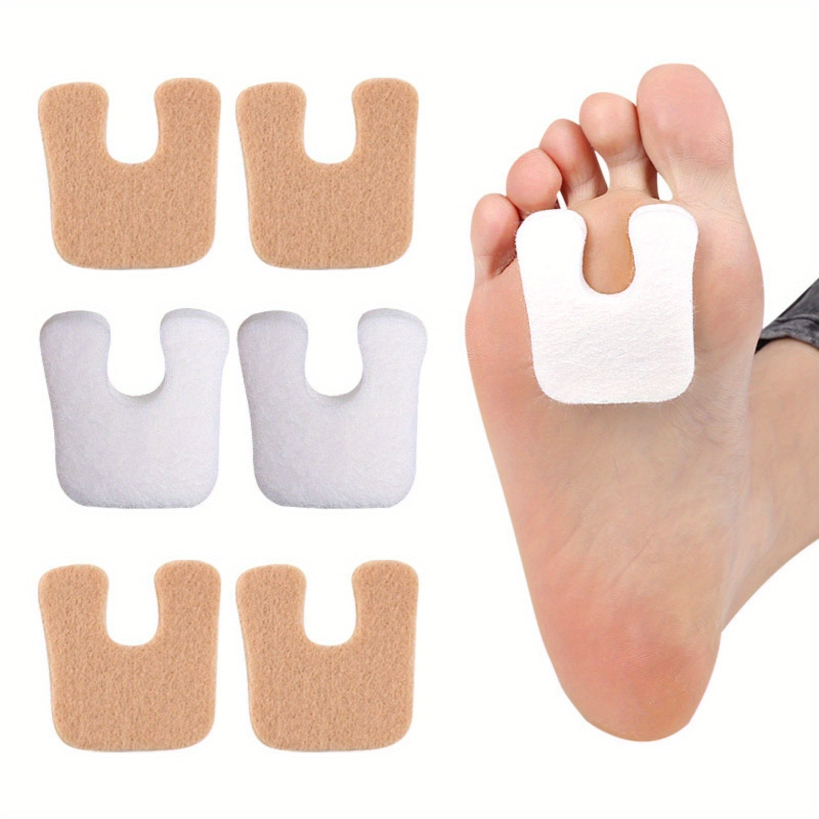 Heel Cushion Pad Self Adhesive Patch for Heel Spurs, Dry Cracked Heels