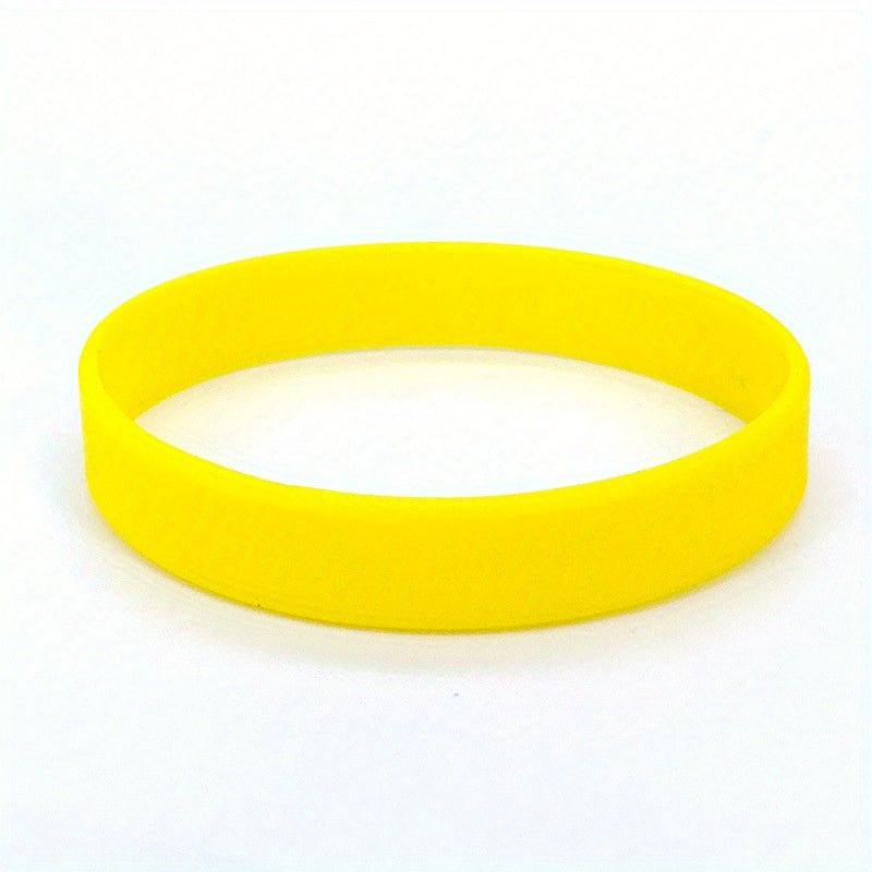 Luminous Silicone Bracelet Wordless Solid Hand Ring Identification