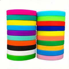 Luminous Silicone Bracelet Wordless Solid Hand Ring Identification