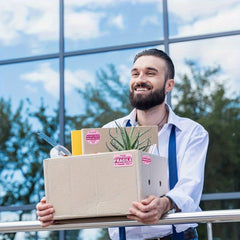 100pcs Fragile Handle With Care Stickers for Mailing Carton Envelope