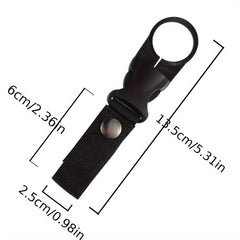 Nylon Webbing Buckle Keychain for Outdoor Activities