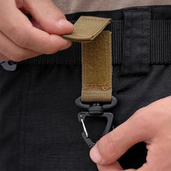 Nylon Webbing Buckle Keychain for Outdoor Activities