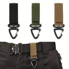 Nylon Webbing Buckle Keychain for Outdoor Activities