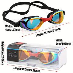 Waterproof Anti Fog Swim Goggles for Adults - Women and Men