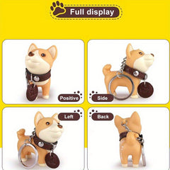 Cute Dog Key Chain Keyring for Men and Women
