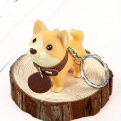 Cute Dog Key Chain Keyring for Men and Women