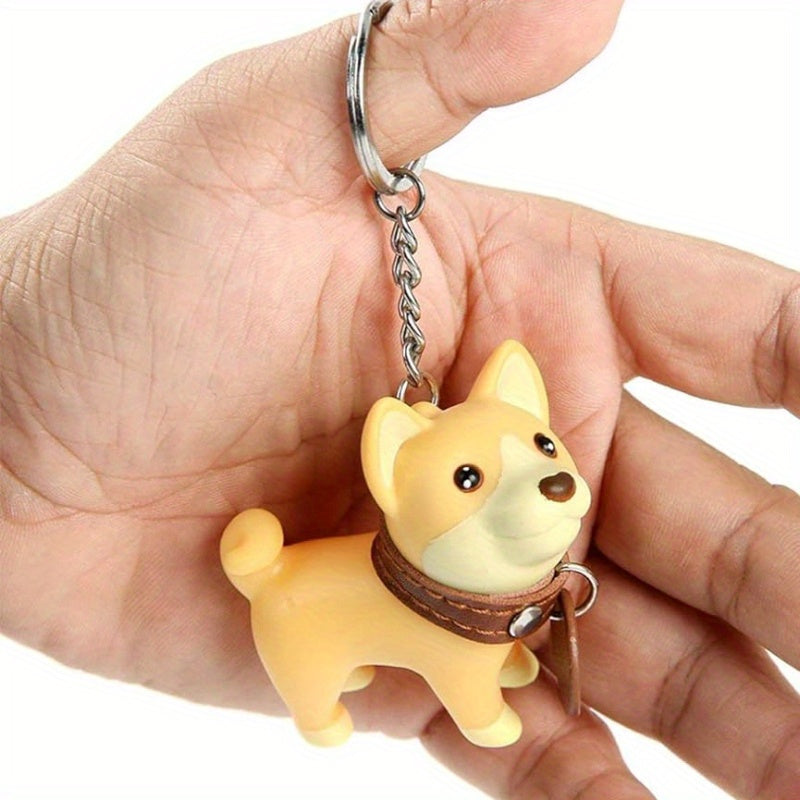 Cute Dog Key Chain Keyring for Men and Women
