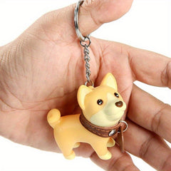 Cute Dog Key Chain Keyring for Men and Women