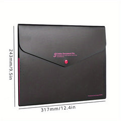 Button Style File Bag for Exam Papers