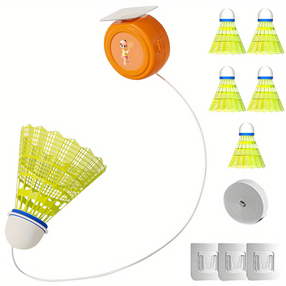 Badminton Trainer For Indoor Outdoor Exercise with 6 Balls
