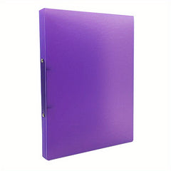 Candy Transparent File Folder O-shaped 2 Holes A4 Data Storage Binder