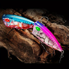 10pcs 3g Mini Popper Floating Fishing Lures Top Water Lures