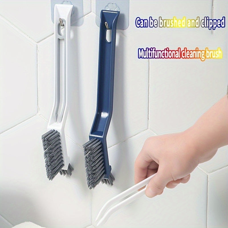 V-shaped Crevice Brush Long Handle Floor Tile Bathtub Cleaning Brush