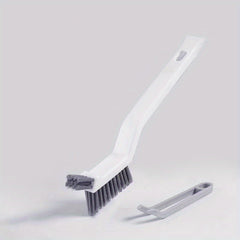 V-shaped Crevice Brush Long Handle Floor Tile Bathtub Cleaning Brush
