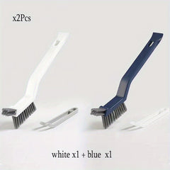 V-shaped Crevice Brush Long Handle Floor Tile Bathtub Cleaning Brush