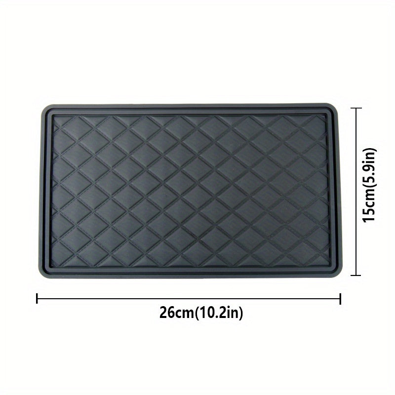 Car Perfume Ornaments Plaid Non-slip Storage Mats Car Decoration Supplies
