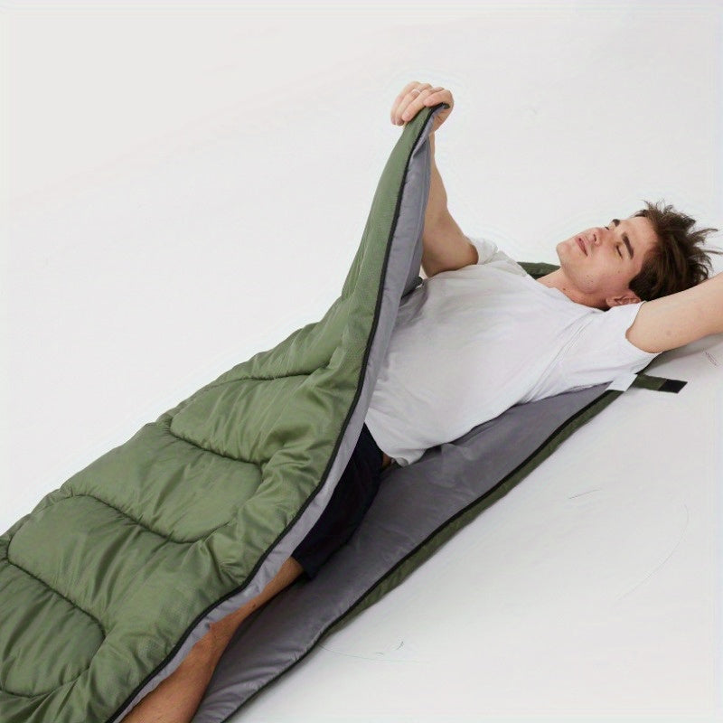 Outdoor Camping Envelope Sleeping Bag Spring Autumn Warm Portable