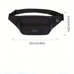 Waterproof Large Capacity Sports Waist Bag for Men and Women