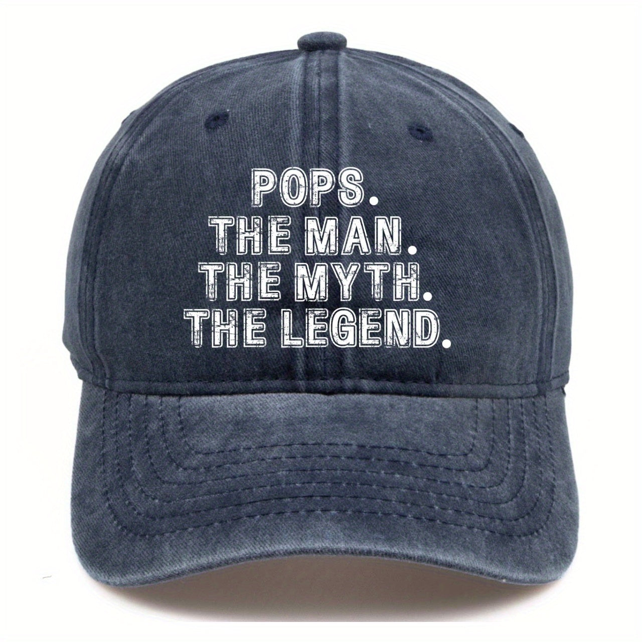 POPS Letter Printed Baseball Cap For Men And Women