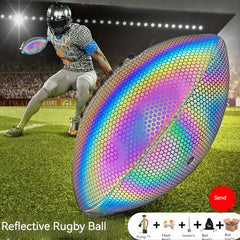 Portable Fluorescent Rugby American Standard Training Ball No 9