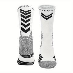 Teen's Mid Calf Sport Socks - Comfy Breathable for Basketball, Running - 1 Pair