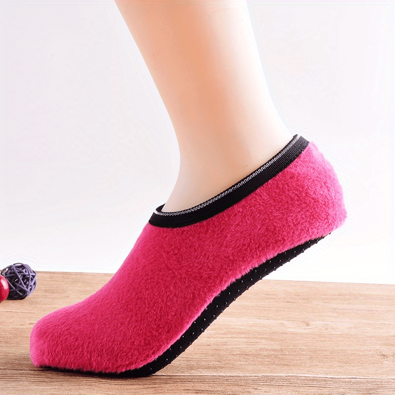 Anti Skid Floor Velvet Socks for Women - Autumn Winter Boat Socks