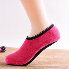Anti Skid Floor Velvet Socks for Women - Autumn Winter Boat Socks