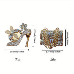 Car Aromatherapy Ornament Set for Women - Rhinestone Home Decor Gift
