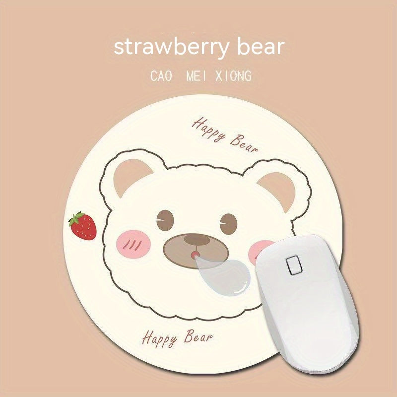 Cartoon Mouse Pad Cute Couple Design Dirty Resistant Office Supply
