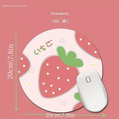 Cartoon Mouse Pad Cute Couple Design Dirty Resistant Office Supply