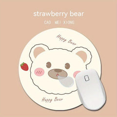 Cartoon Mouse Pad Cute Couple Design Dirty Resistant Office Supply
