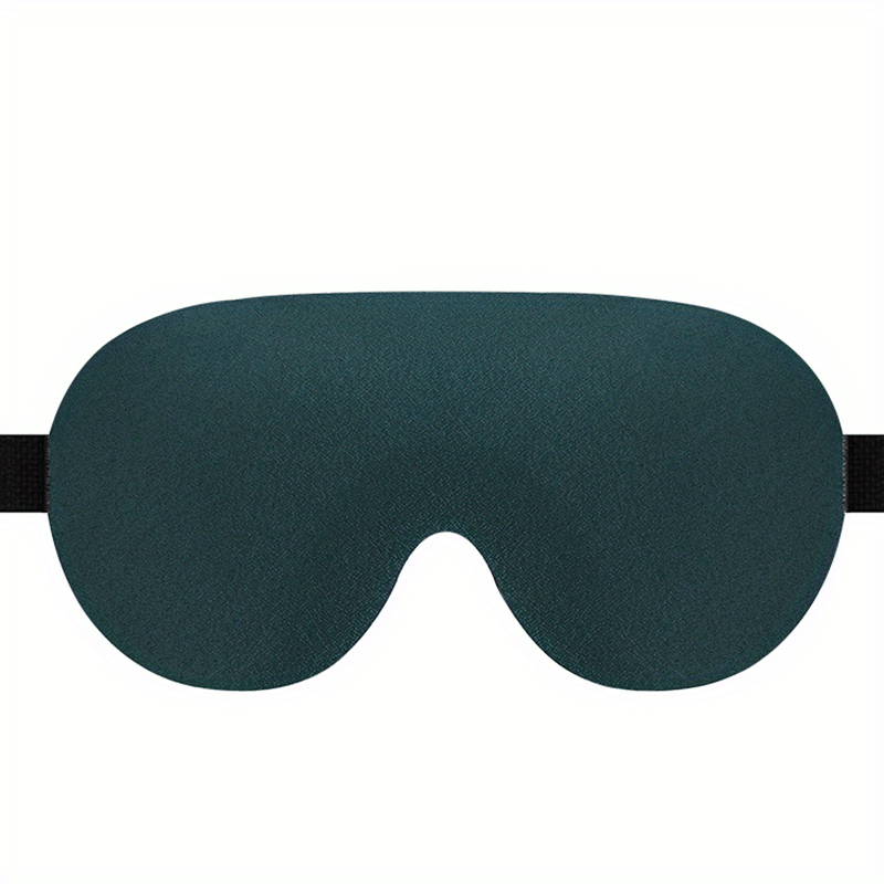 Solid Sleep Eye Mask Adjustable Strap Lightweight Blackout Blindfold