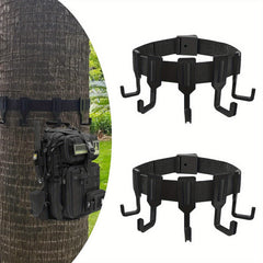 2 Pack Treestand Gear Hangers With 10 Hooks for Camping