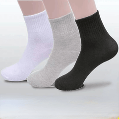 3 Pairs Unisex Teen's No Show Socks Soft Breathable Casual Outdoor Activities