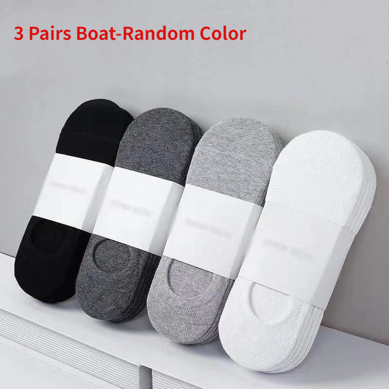 3 Pairs Unisex Teen's No Show Socks Soft Breathable Casual Outdoor Activities