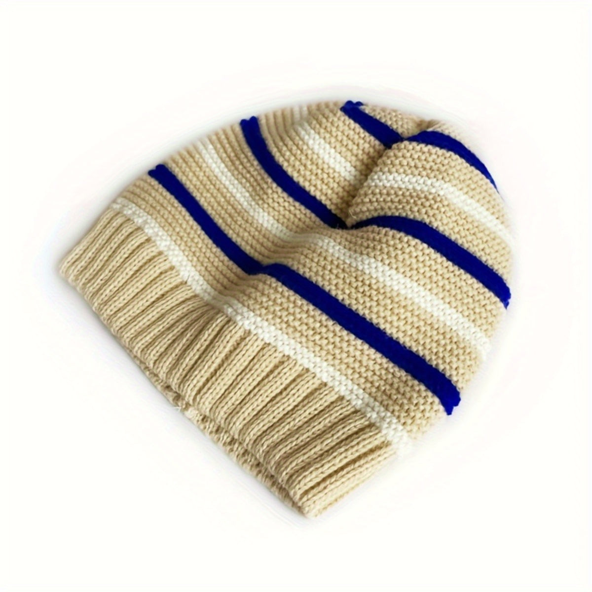 Striped Knitted Hat Boys Girls Winter Warm Beanie Children's Hat