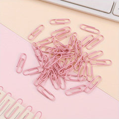 Macaron Paper Clip 33MM, Pink, Green, Yellow, Blue, Purple, 60 Pack