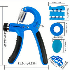 Spring Grip Strength Trainer Kit Hand Gripper Finger Exercise Device