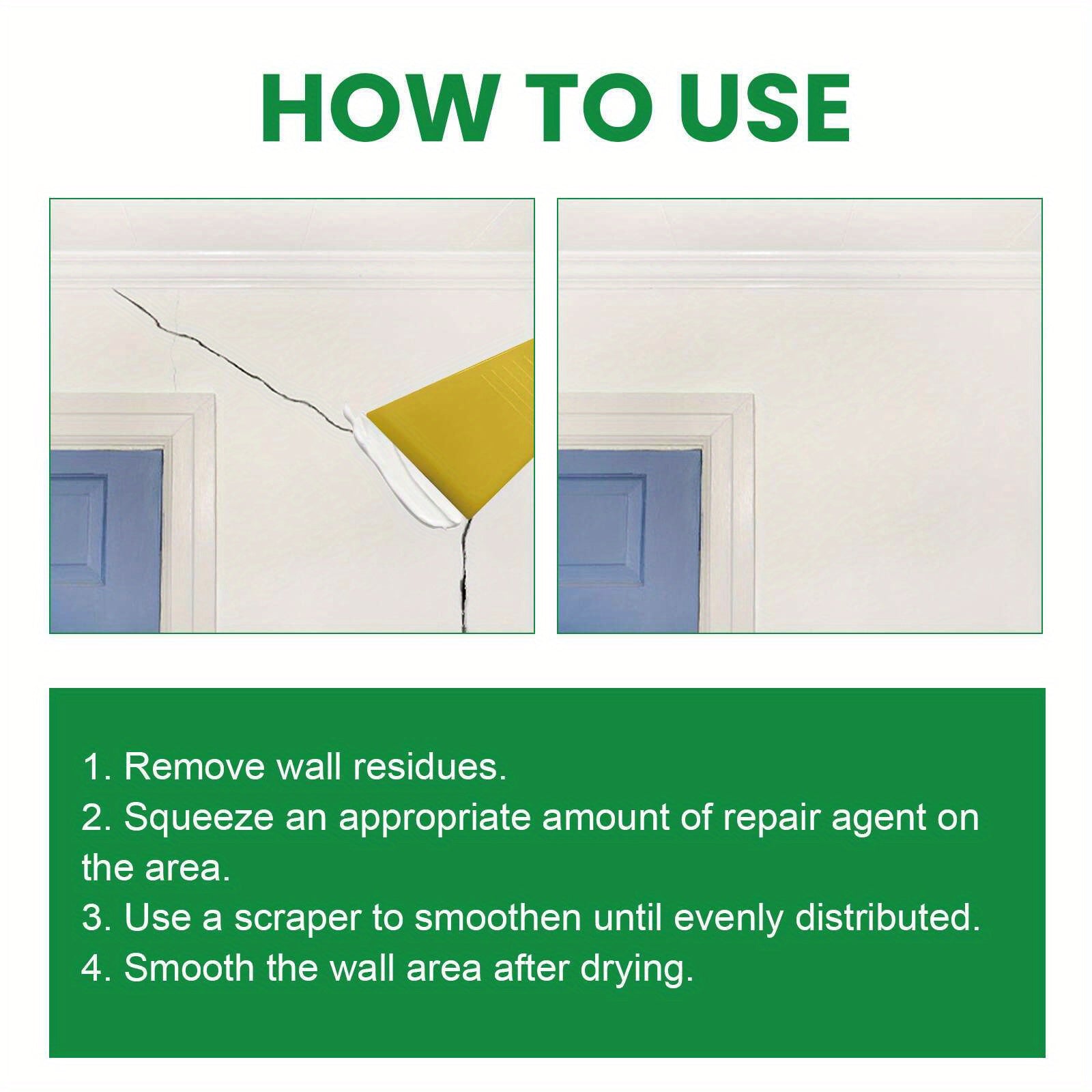 2pcs Epoxy Resin Wall Repair Paste for Crack and Graffiti Covering