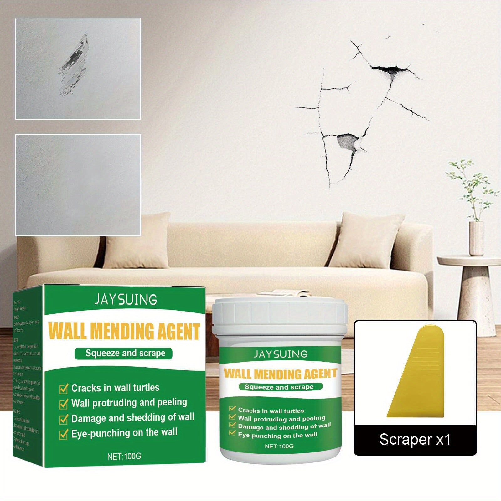 2pcs Epoxy Resin Wall Repair Paste for Crack and Graffiti Covering