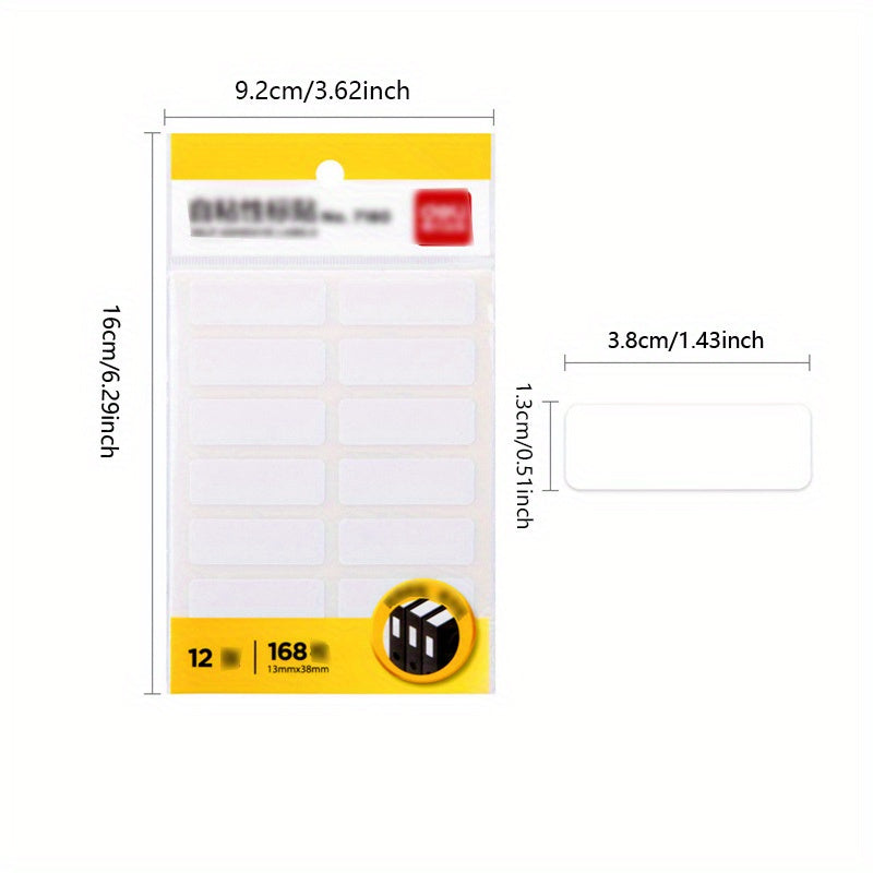 12 Pack Label Stickers for Office School Organization