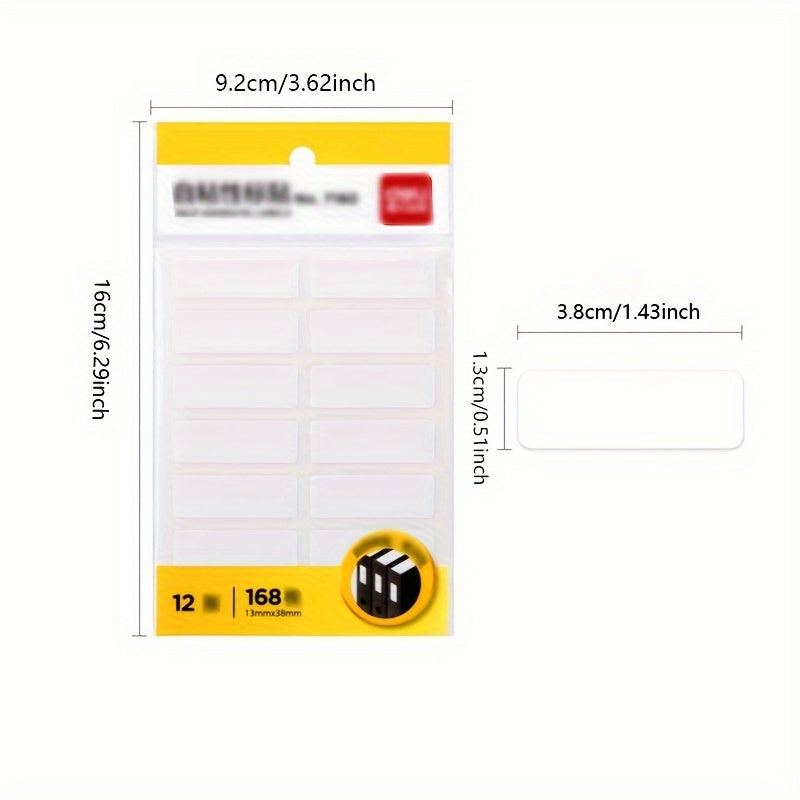 12 Pack Label Stickers for Office School Organization