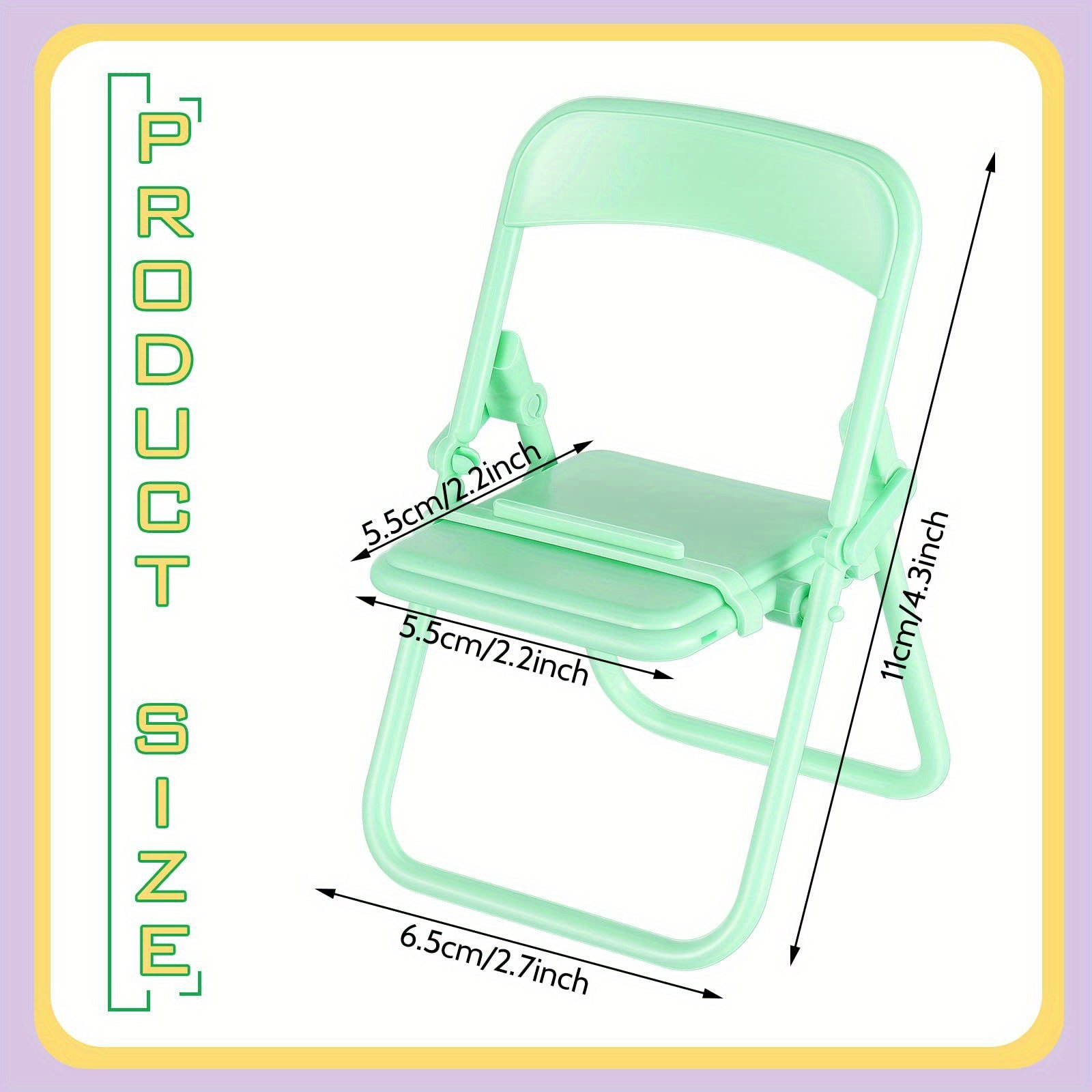 3pcs Cute Chair Cell Phone Stands - Fun & Functional Holder for Smartp