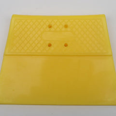 2pcs Double layer Yellow Plastic Scraper Wallpaper Putty Baking Scraper