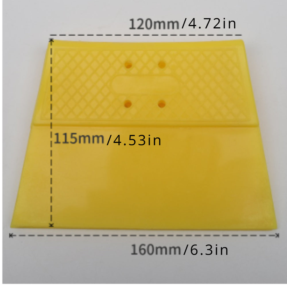 2pcs Double layer Yellow Plastic Scraper Wallpaper Putty Baking Scraper